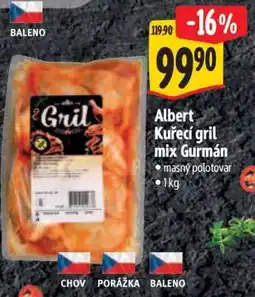 Albert Albert Kuřecí GRIL MIX Gurmán nabídka
