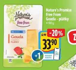 Albert Nature’s Promise Free from Gouda plátky nabídka