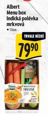 Albert Albert Menu box Indická polévka mrkvová nabídka