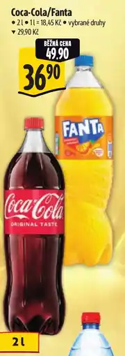 Albert Coca-Cola/Fanta nabídka
