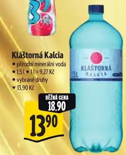Albert Kláštorná Kalcia přírodní minerální voda nabídka