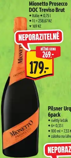 Albert Mionetto Prosecco DOC Treviso Brut nabídka