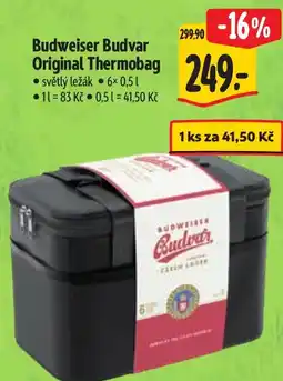 Albert Budweiser Budvar Original Thermobag nabídka