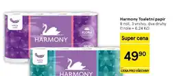 Tesco Harmony toaletní papír nabídka