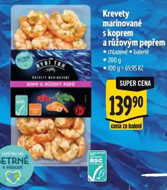 Albert Krevety marinované s koprem a růžovým pepřem nabídka