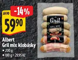 Albert Albert Gril mix klobásky nabídka