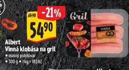 Albert Albert Vinná klobása na gril masný polotovar nabídka