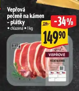 Albert Vepřová pečeně na kámen - plátky nabídka