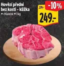 Albert Hovězí přední bez kosti - kližka nabídka