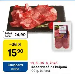 Tesco Tesco Vysočina krájená nabídka