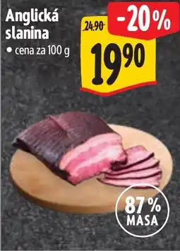 Albert Anglická slanina nabídka