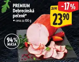 Albert Premium debrecínská pečeně nabídka