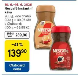 Tesco NESCAFÉ Instantní káva nabídka