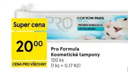 Tesco Pro Formula Kosmetické tampony nabídka