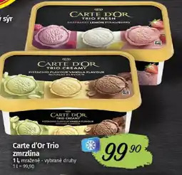 COOP TIP Carte d'Or Trio zmrzlina nabídka