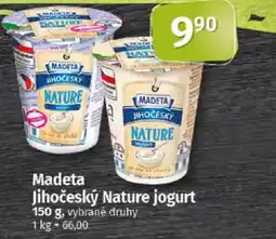 COOP TIP Madeta Jihočeský Nature jogurt nabídka