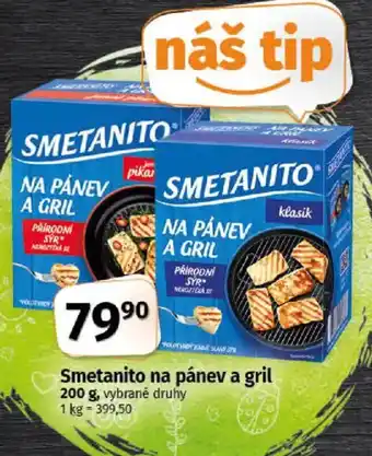 COOP TIP Smetanito na pánev a gril nabídka