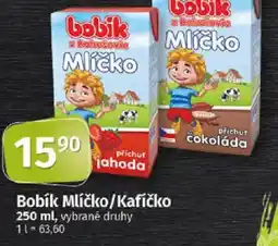 COOP TIP Bobík Mlíčko/Kafíčko nabídka