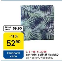 Tesco Zahradní polštář klasický nabídka