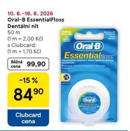 Tesco Oral-B EssentialFloss Dentální nit nabídka