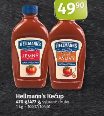 COOP TIP Hellmann's Kečup nabídka