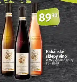 COOP TIP Habánské sklepy víno nabídka