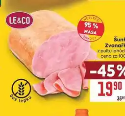 Billa Šunka Zvonařka z pultu lahůdek cena za nabídka