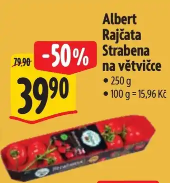 Albert Albert Rajčata Strabena na větvičce nabídka