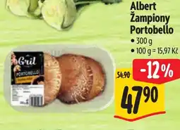 Albert Albert Žampiony Portobello nabídka