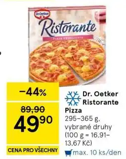 Tesco DR. Oetker Ristorante pizza nabídka