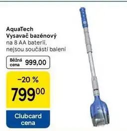 Tesco AquaTech Vysavač bazénový na 8 AA baterii, nejsou součástí balení nabídka