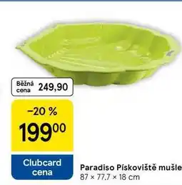 Tesco Paradiso Pískoviště mušle 87 × 77.7 x 18 cm nabídka