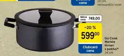 Tesco Go Cook Marble Hrnec s poklicí, 24 cm nabídka