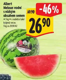 Albert Albert Meloun vodní s nízkým obsahem semen nabídka