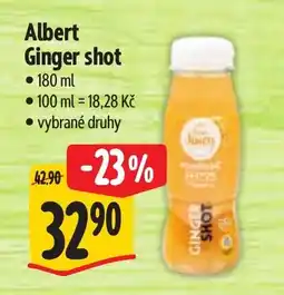 Albert Albert Ginger shot nabídka