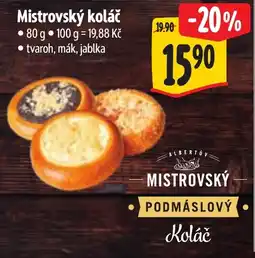 Albert Mistrovský koláč nabídka