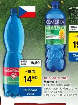 Tesco Magnesia nabídka