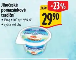 Albert Jihočeské pomazánkové tradiční nabídka