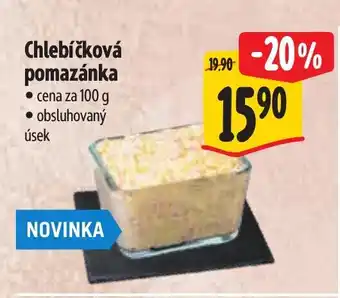 Albert Chlebíčková pomazánka nabídka