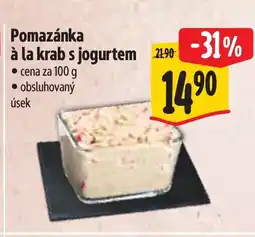 Albert Pomazánka à la krab s jogurtem nabídka