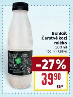Billa Bonlait čerstvé kozí mléko nabídka