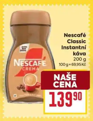 Billa NESCAFÉ CLASSIC Instantní káva nabídka