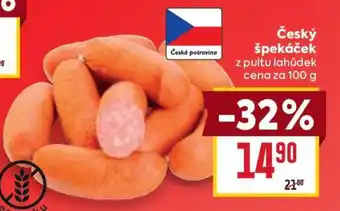 Billa Český špekáček nabídka