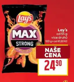Billa Lay's MAX Strong nabídka