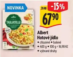 Albert Albert Hotové jídlo nabídka