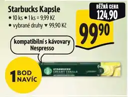 Albert Starbucks Kapsle nabídka