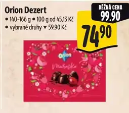 Albert Orion Dezert nabídka