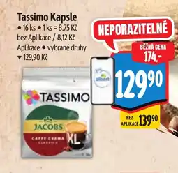 Albert Tassimo Kapsle nabídka