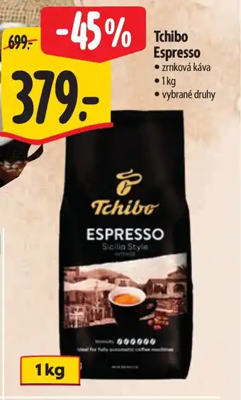 Albert Tchibo Espresso nabídka
