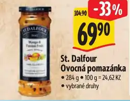 Albert St. Dalfour Ovocná pomazánka nabídka